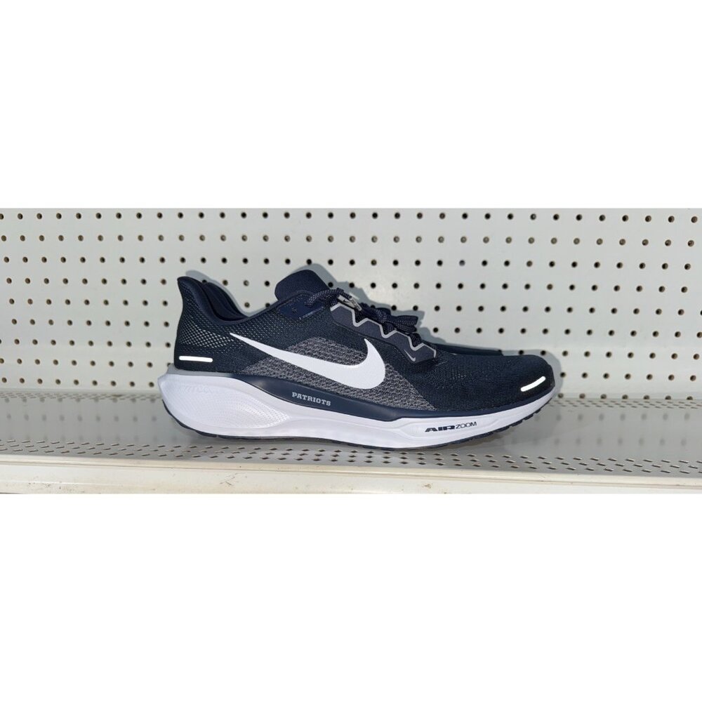 Nike Air Zoom Pegasus 41 New England Patriots Mens Running Shoes Size 14 Blue